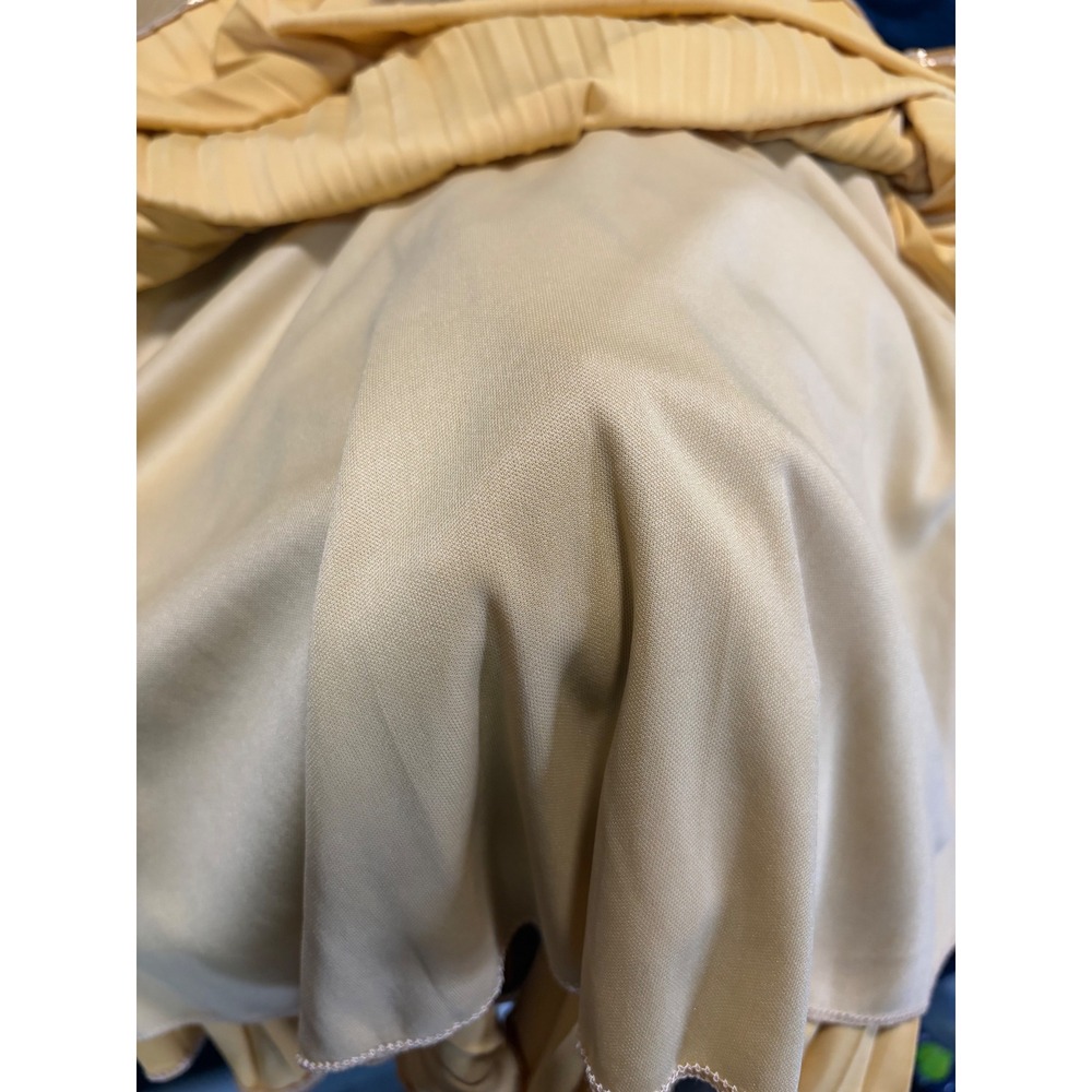 Fashion Class and Fashion Metallic Gold Pleated Mini Dress Size 4‎ NWT 3372222 - Picture 8 of 11
